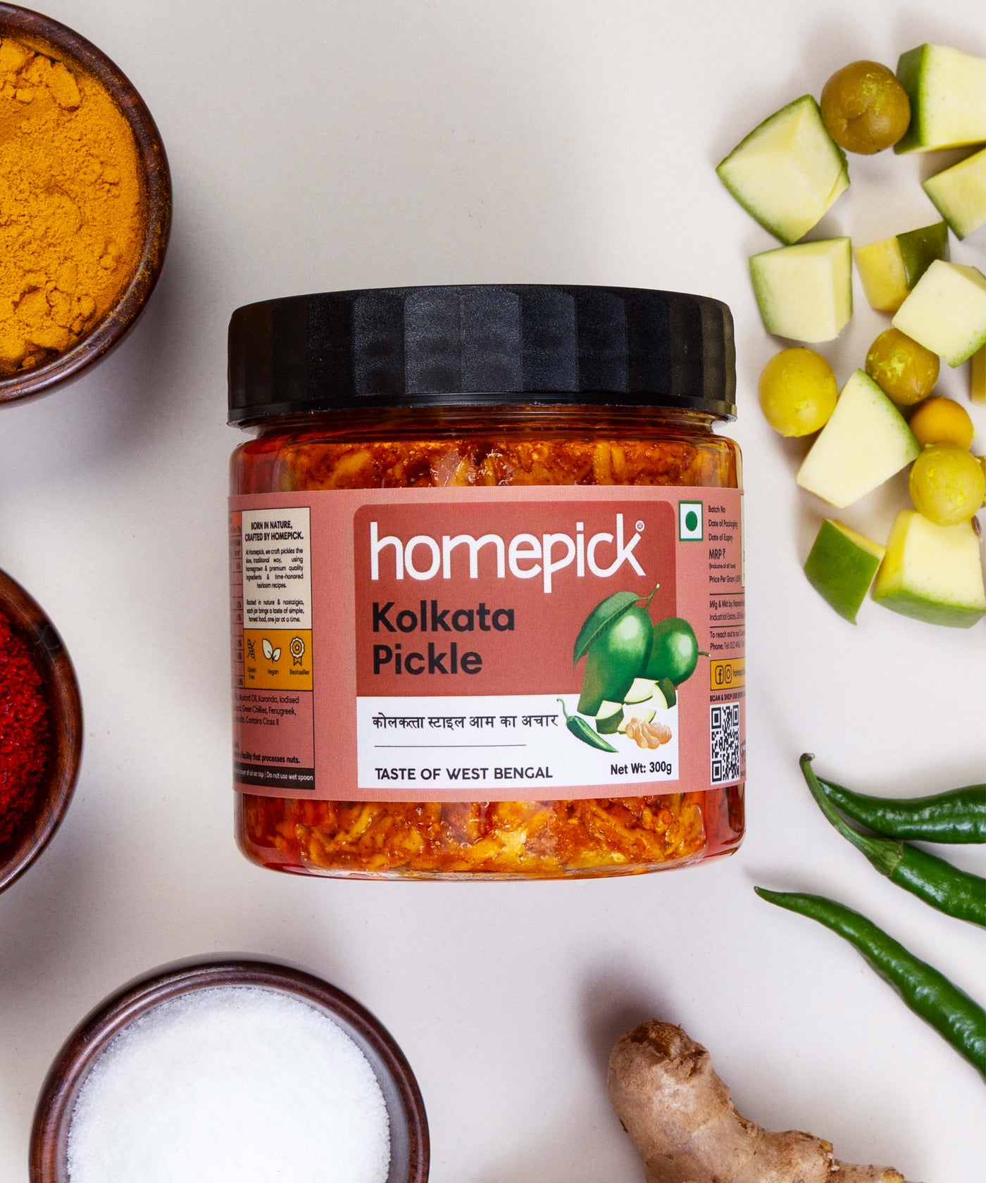 Kolkata Pickle | Buy Handcrafted Pickles Online by Homepick