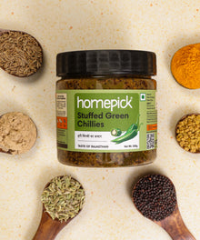 Stuffed Green Chillies Homepick