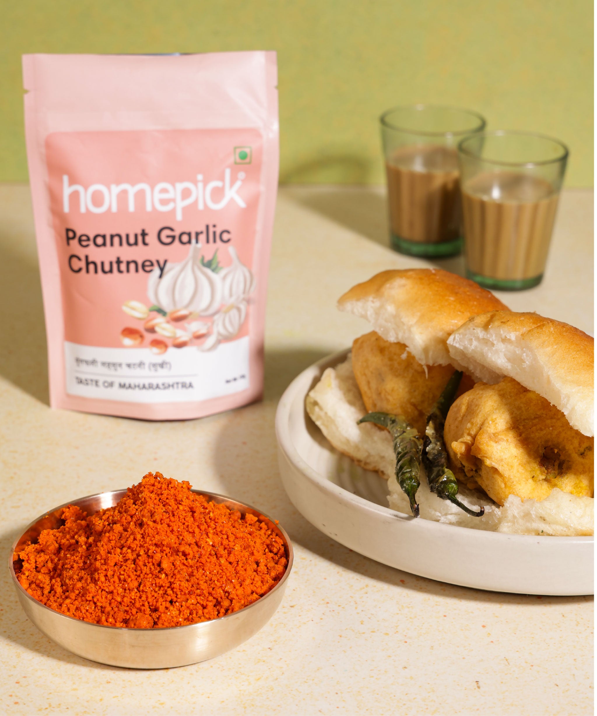 Peanut Garlic Chutney
