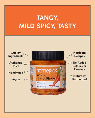 Masala Carrot Pickle