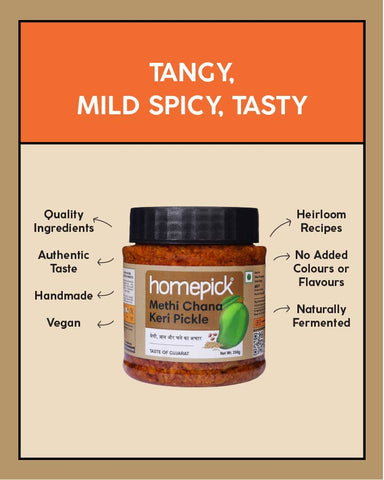 Methi Chana Keri Pickle