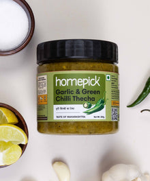 Garlic & Green Chilli Thecha 