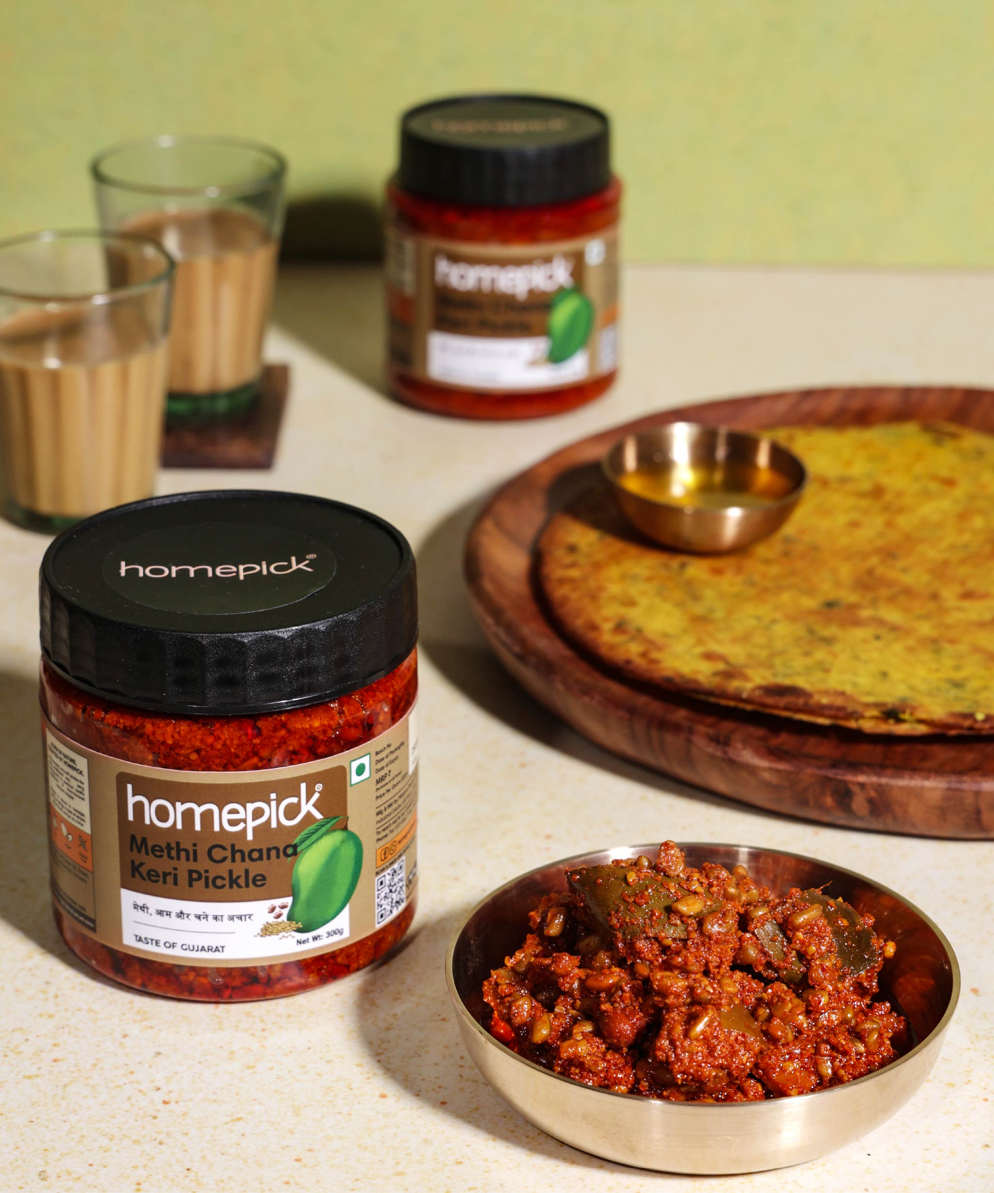 Methi Chana Keri Pickle